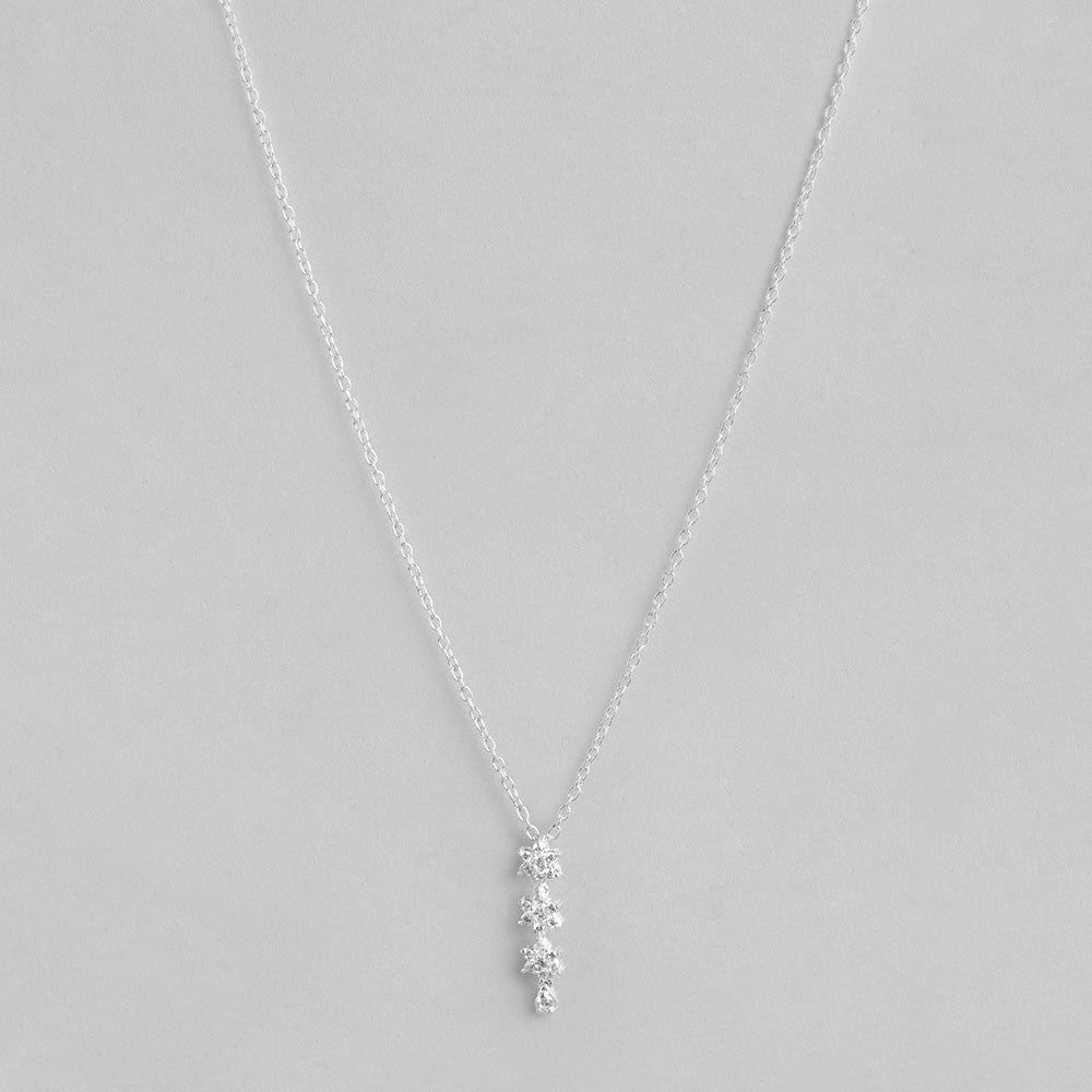 Silver Star Sparkle Necklace