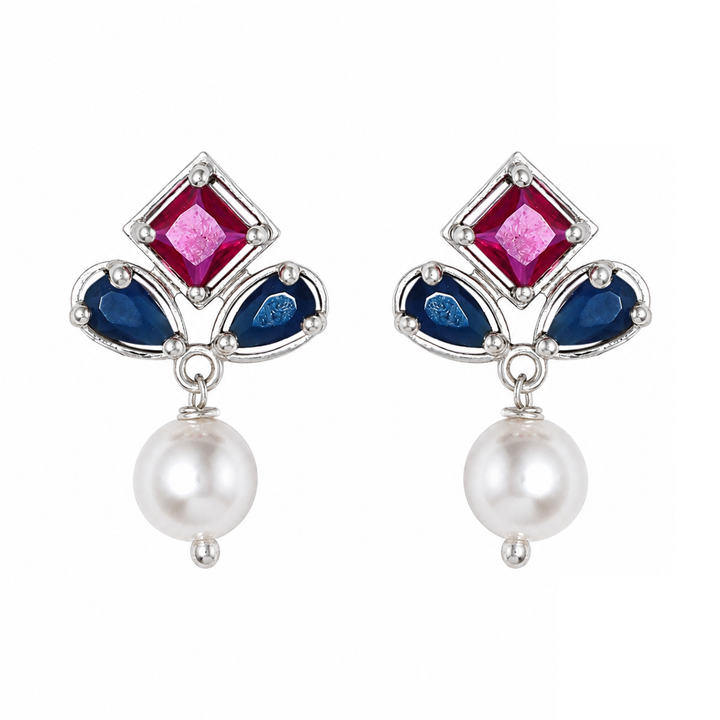 Silver 925 Celeste Deco Earrings
