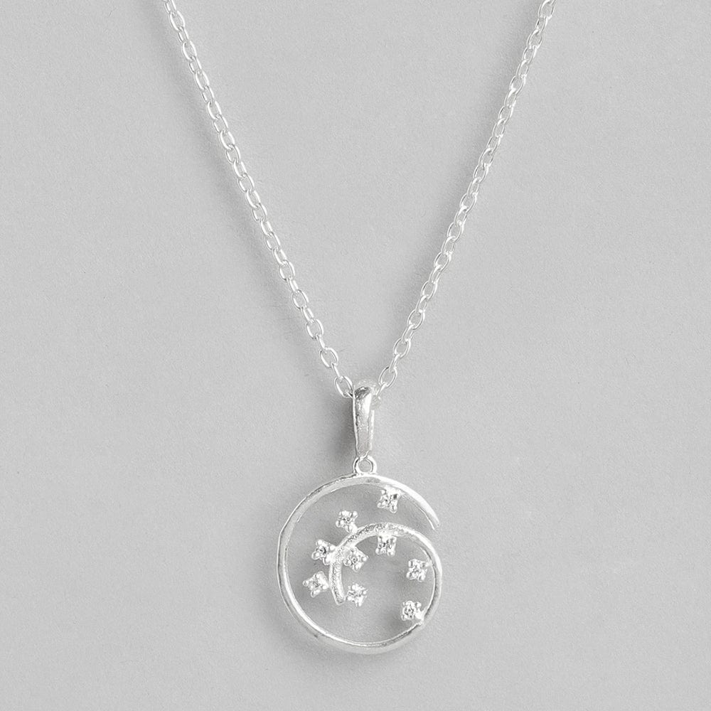 Silver Zircon Pendant