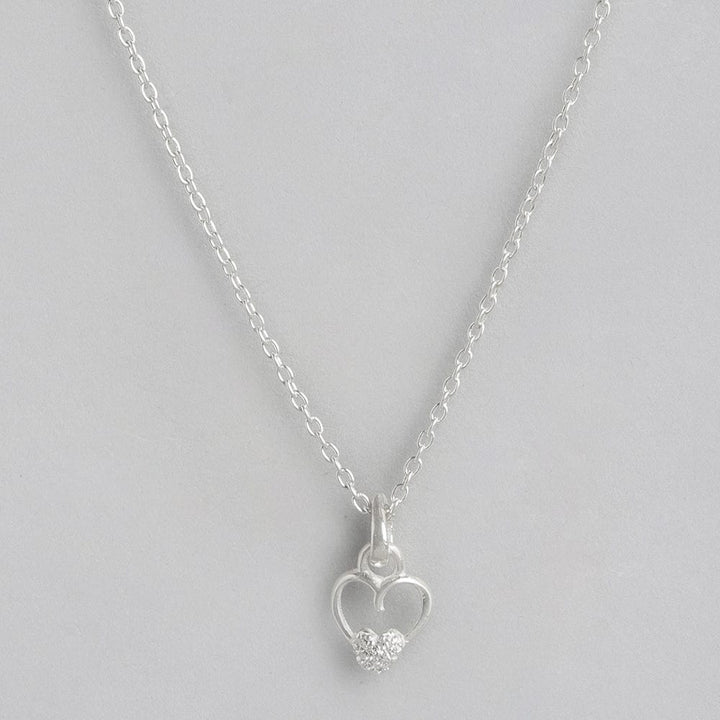 Silver Heart-shaped Pendant