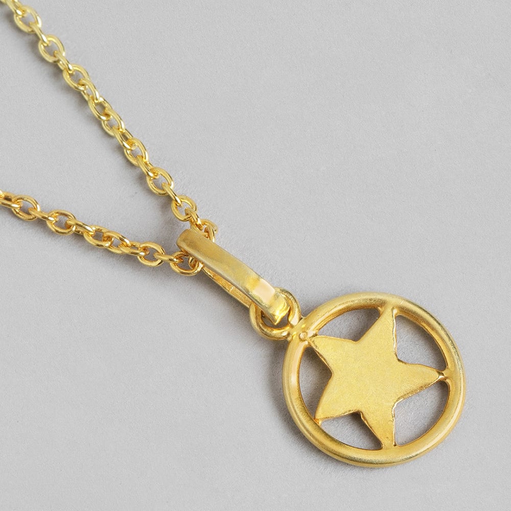 92.5 Silver Star loop Necklace