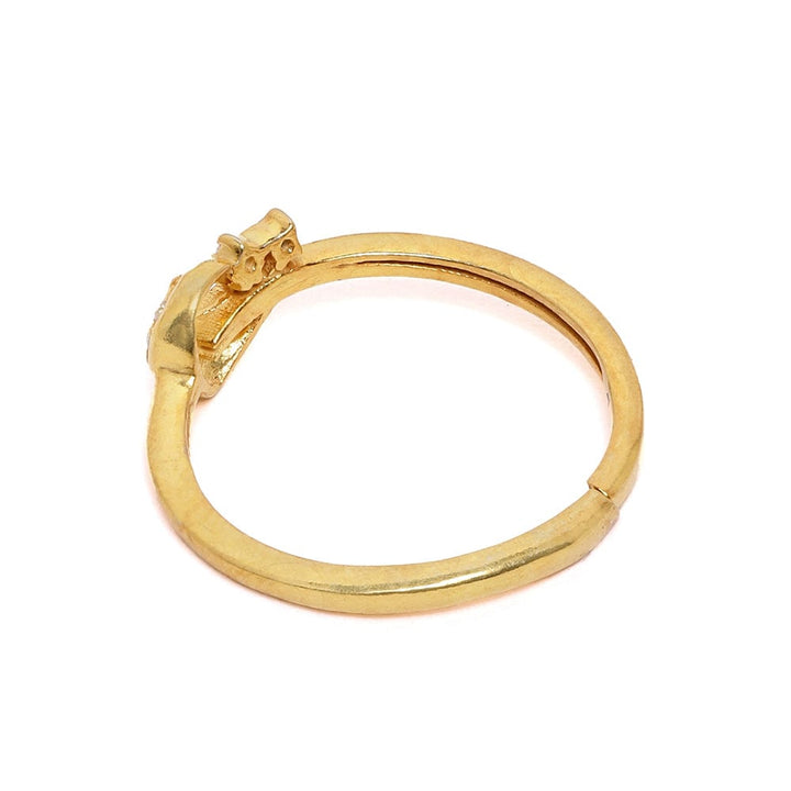 Celestial Charm Gold-Plated Silver Ring