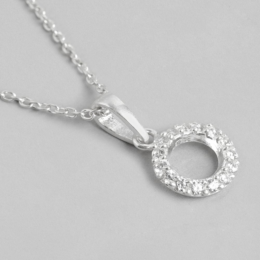 Silver Zircon pendant