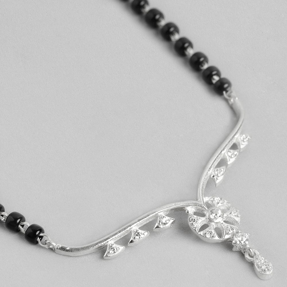 Silver Stylish mangalsutra