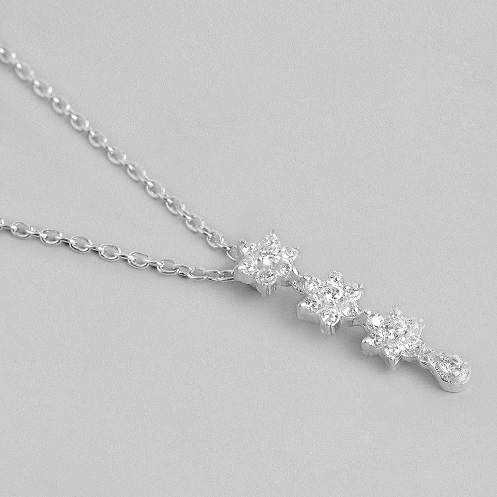 Silver Star Sparkle Necklace