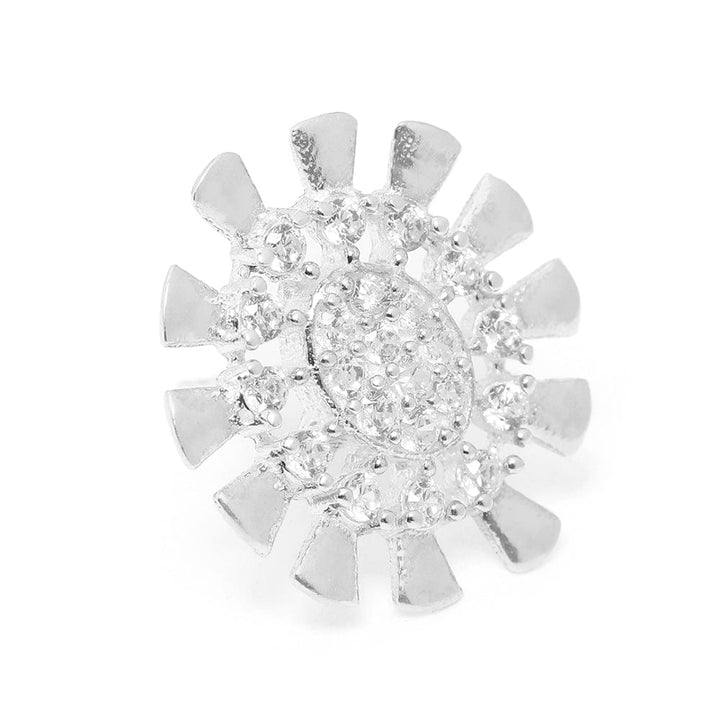 silver sun studs