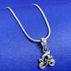 92.5 Sterling Silver Ganesha Charm Pendant