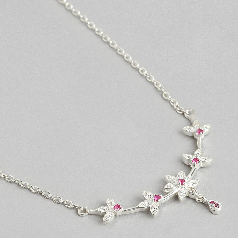 92.5 Cute Minimal Silver Necklace