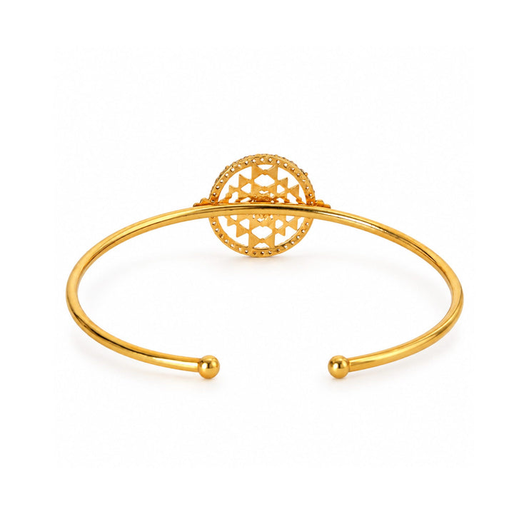 Mahalakshmi Yantra Cuff Bracelet