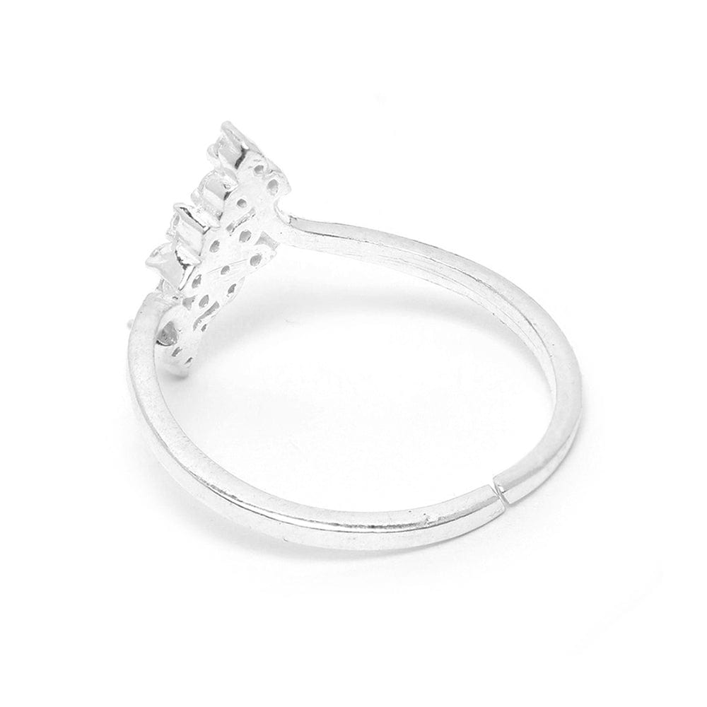 Silver Zircon Ring