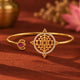 Silver 925 Shree Kavacham Cuff Bracelet