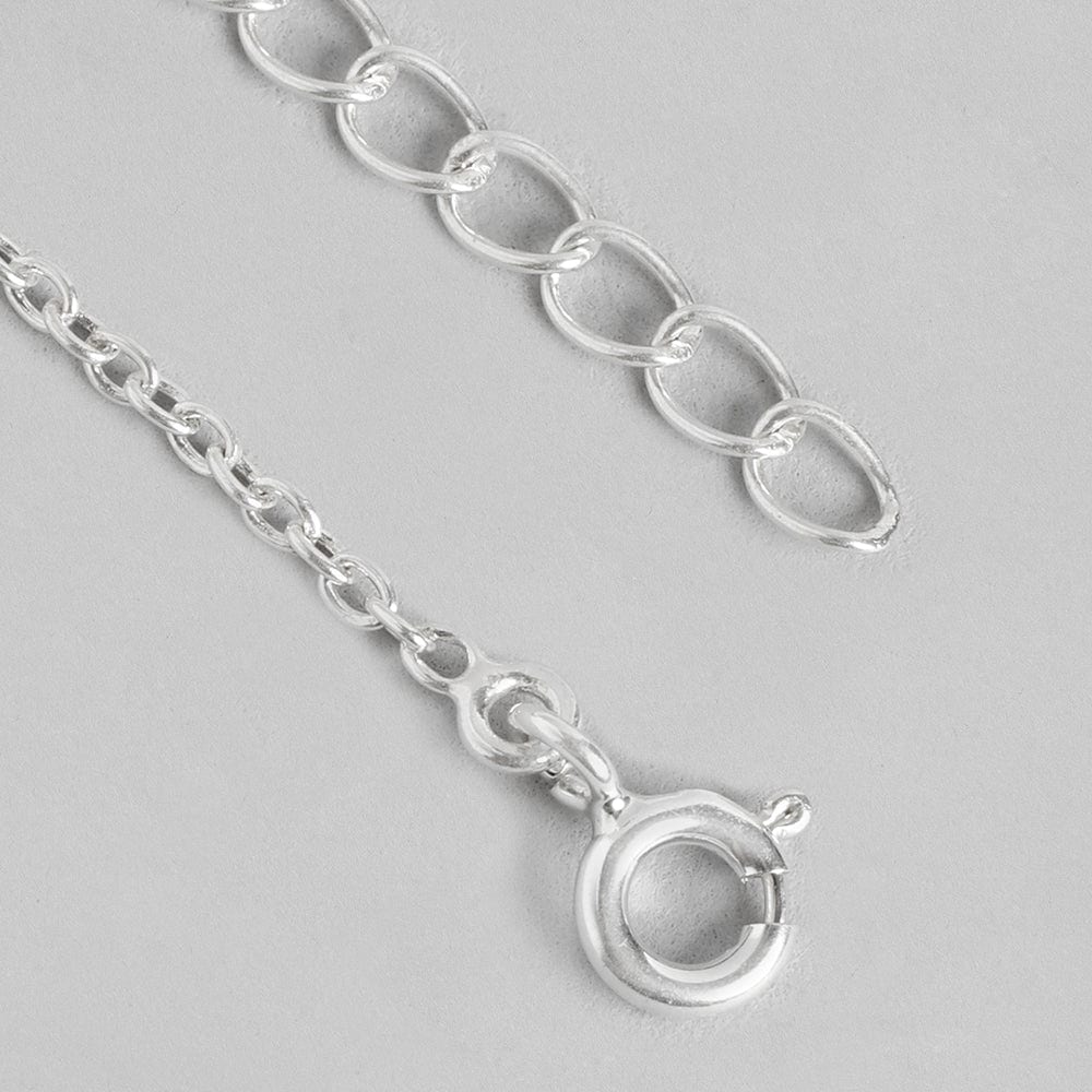 Silver Zircon Necklace