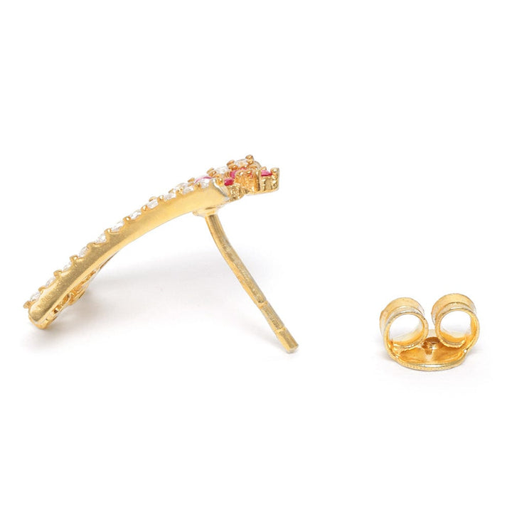 minimal Gold Plated Silver Studs