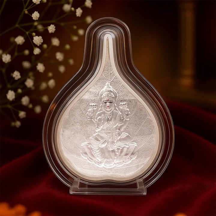 999 Pure Silver Goddess Laxmi Paan Keepsake