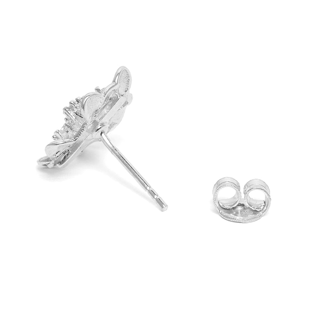 Radiant Zircon Silver earring