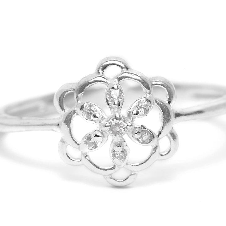 Blossom Bloom Silver Ring