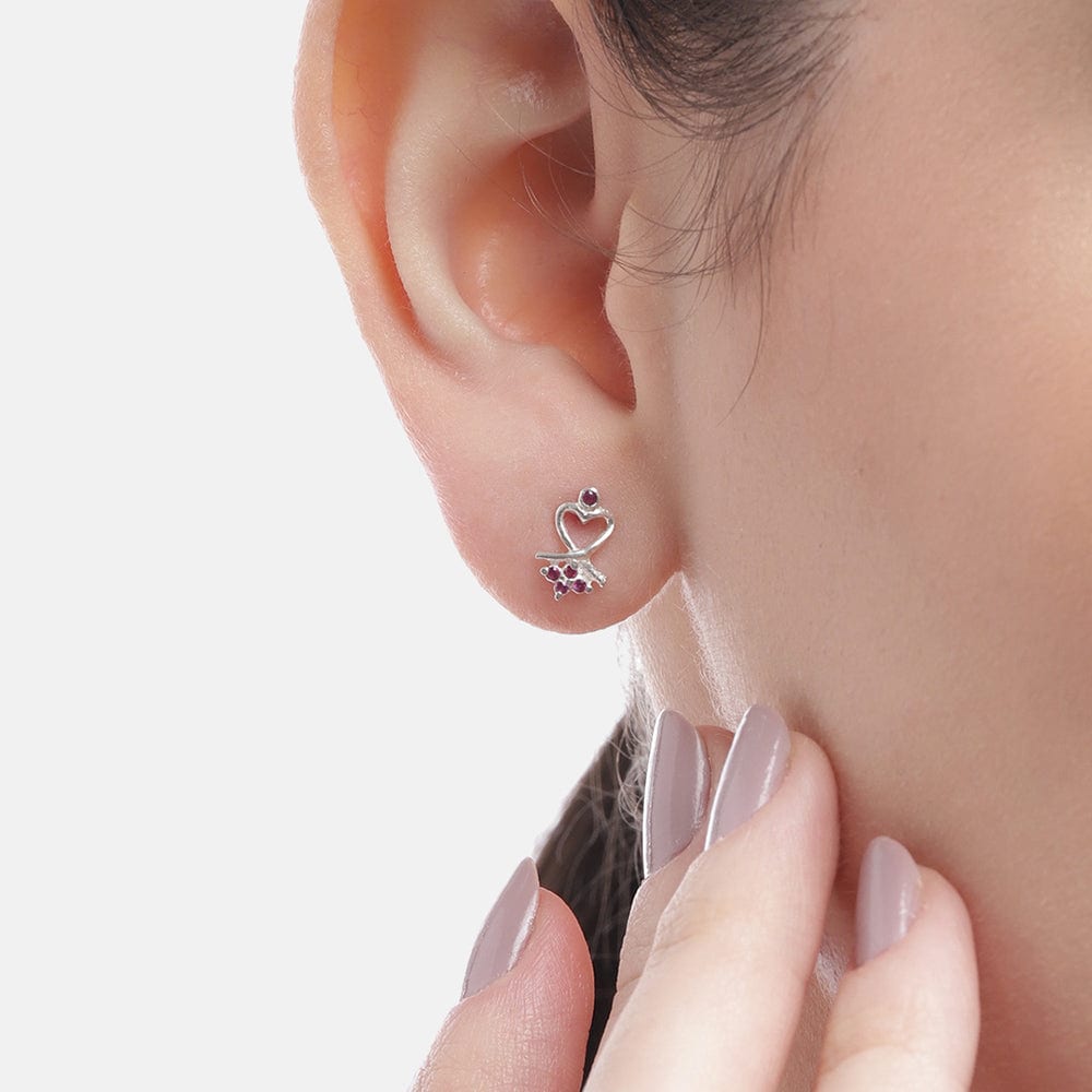 Silver Minimal Earring