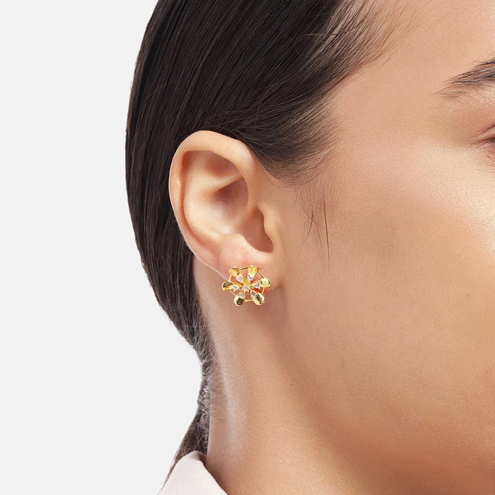 Gold Plated Silver Earring