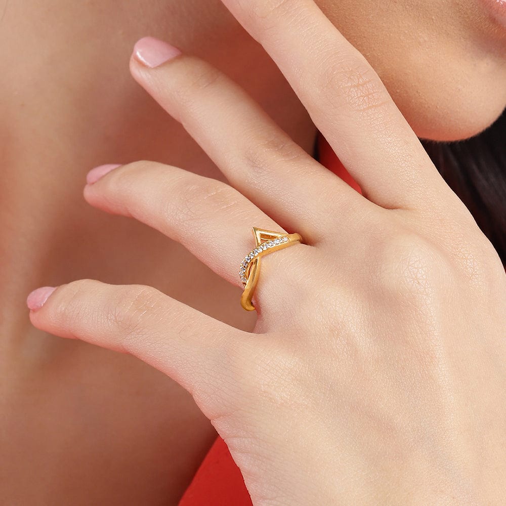 Gold Plated Silver Ring