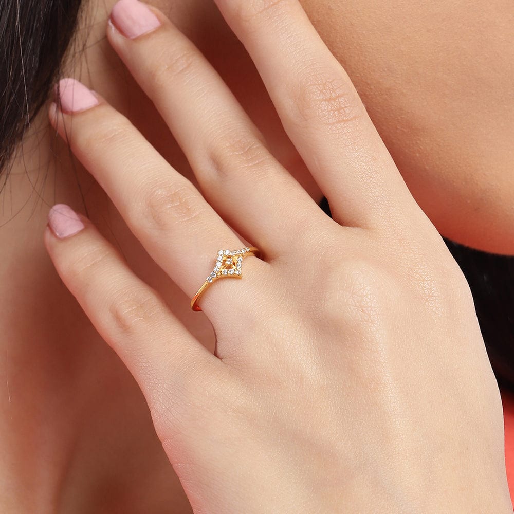 Gold Plated Silver Ring