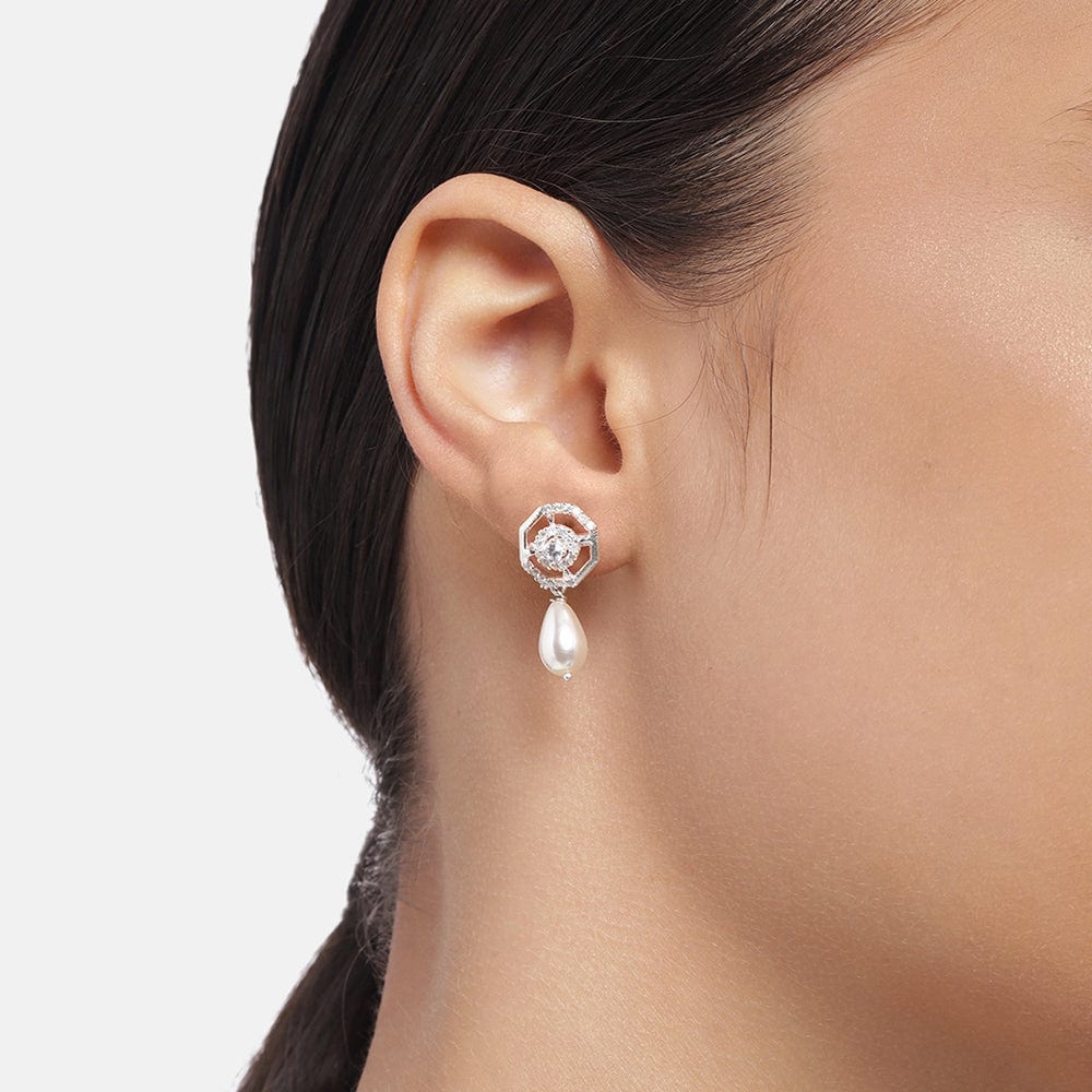 Pure 92.5 Silver Zircon Studs