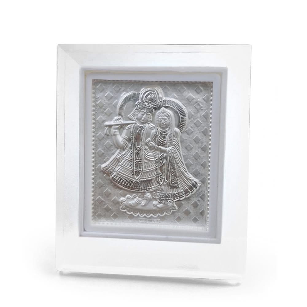 Sacred Pure 925  Silver Radha krishn ji