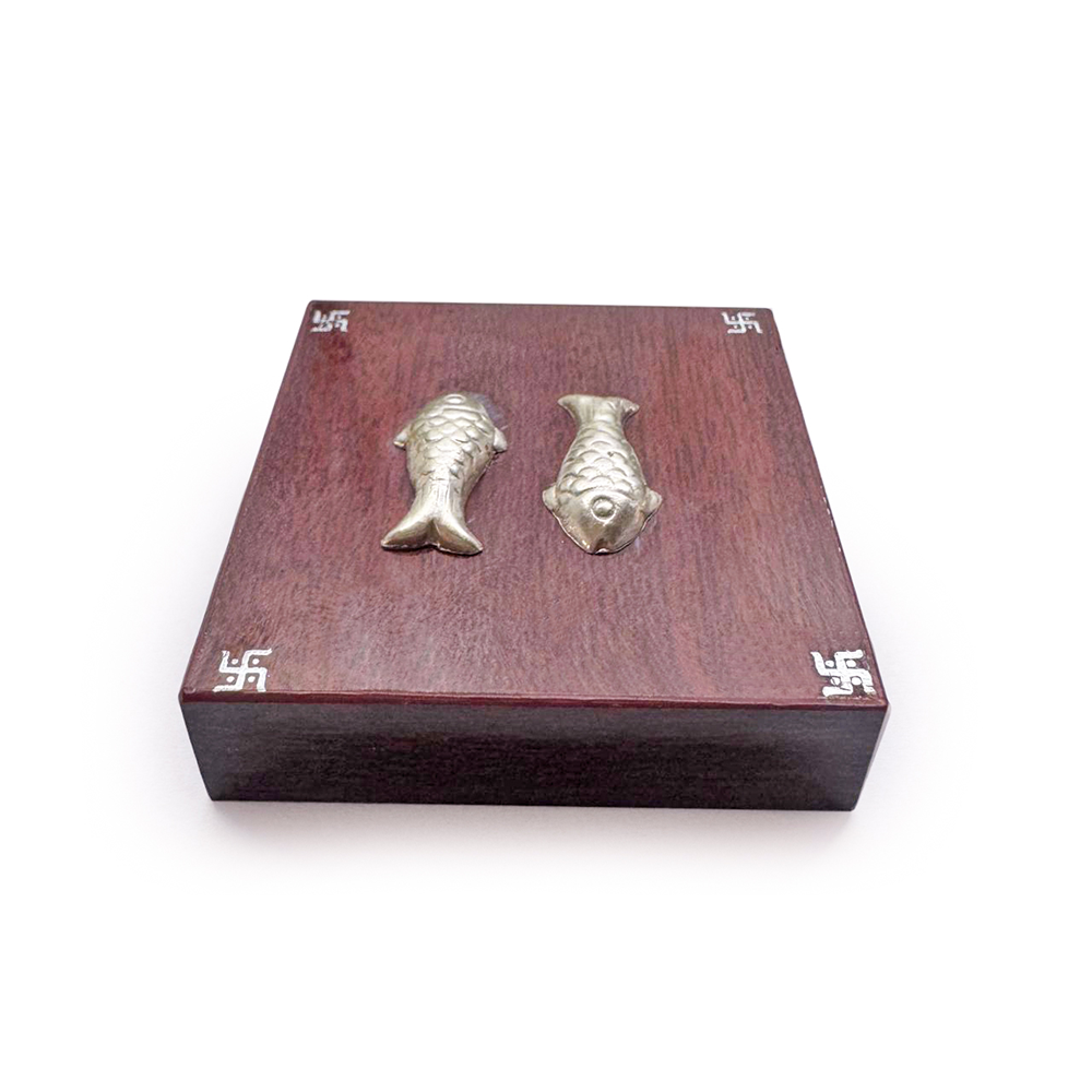 92.5 Silver Twin Fish Prosperity Keepsake