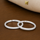 925 Sterling Silver Minimal Toe Ring (Pair)
