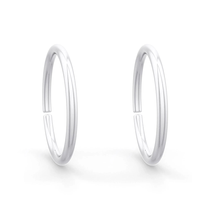 925 Sterling Silver Minimal Toe Ring (Pair)