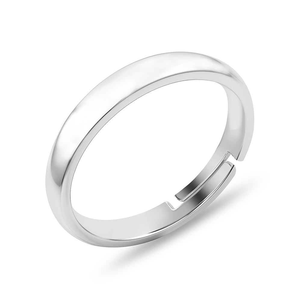 Simple Silver Band for Men