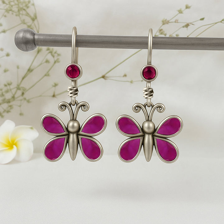 92.5 Silver Butterfly Earring