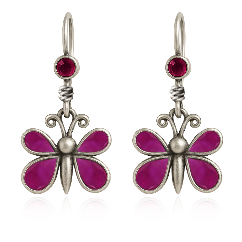 92.5 Silver Butterfly Earring