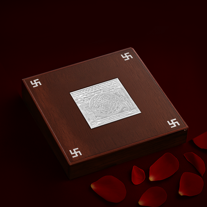 92.5 Silver Goddess Lakshmi Shree Yantra