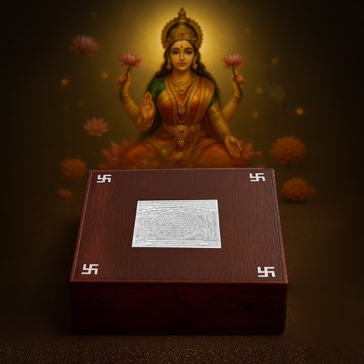 92.5 Silver Goddess Lakshmi Shree Yantra