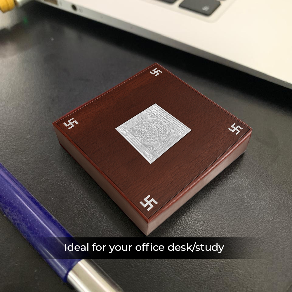 92.5 Silver Goddess Lakshmi Shree Yantra