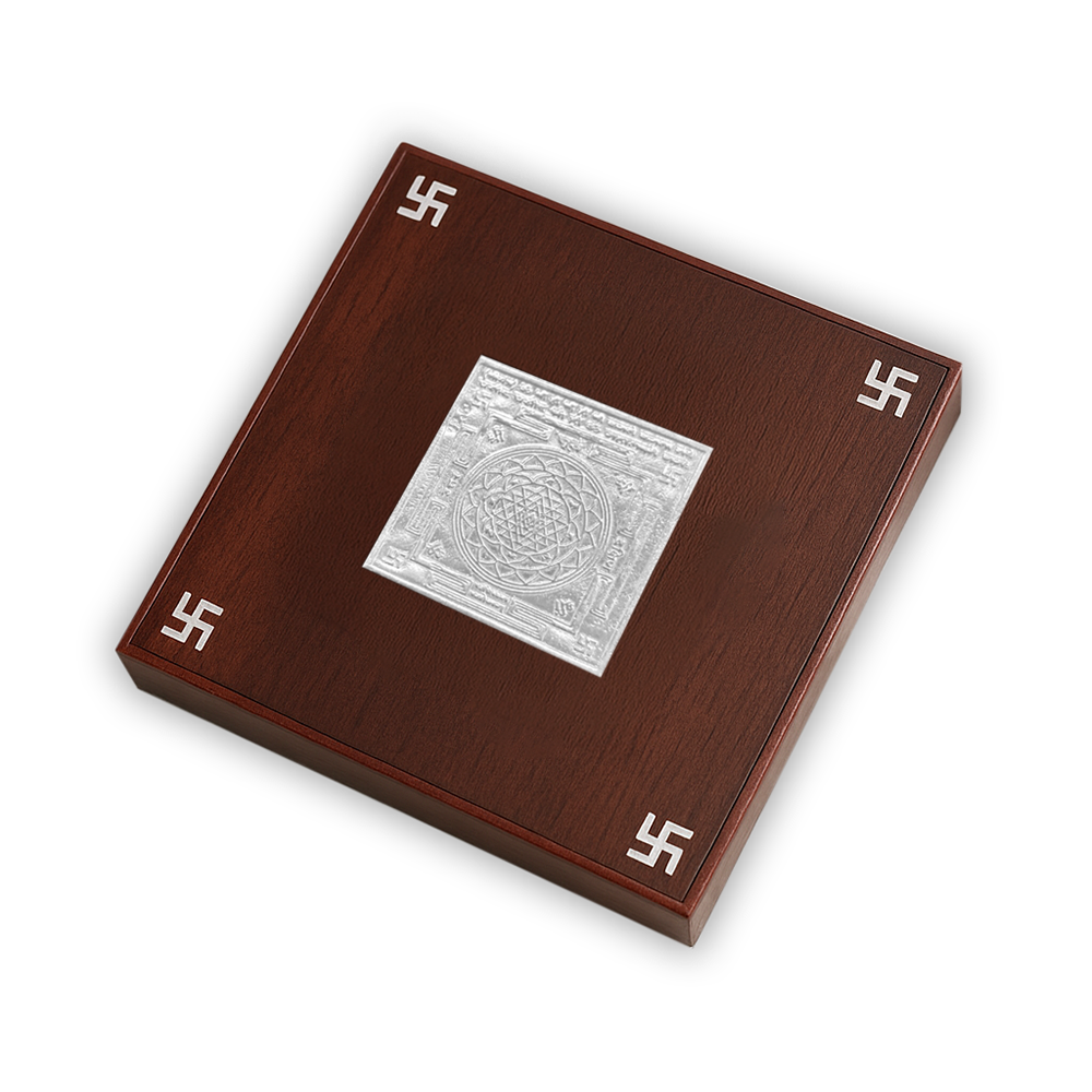 92.5 Silver Goddess Lakshmi Shree Yantra