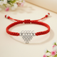 Unniyarcha 925 Pure Silver 7 Line Saraswati Yantra bracelet with Chandan Tilak set