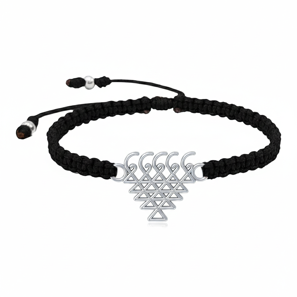 925 Pure Silver Saraswati Yantra men Bracelet