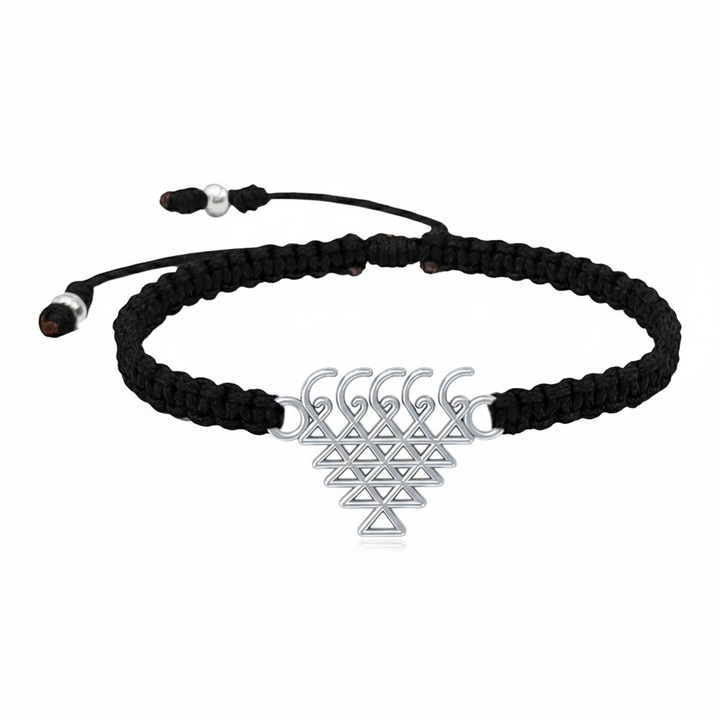 925 Pure Silver Saraswati Yantra men Bracelet