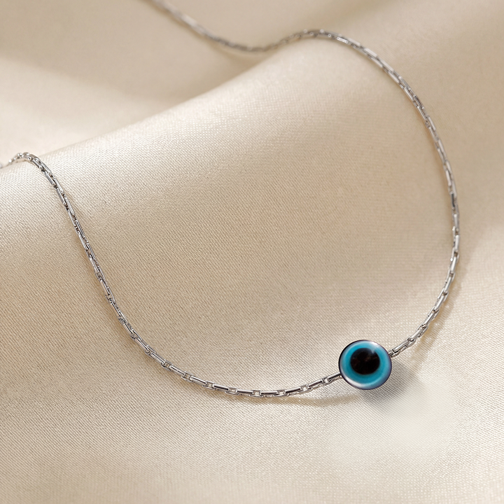 Unniyarcha 925 Pure Silver Evil eye anklet