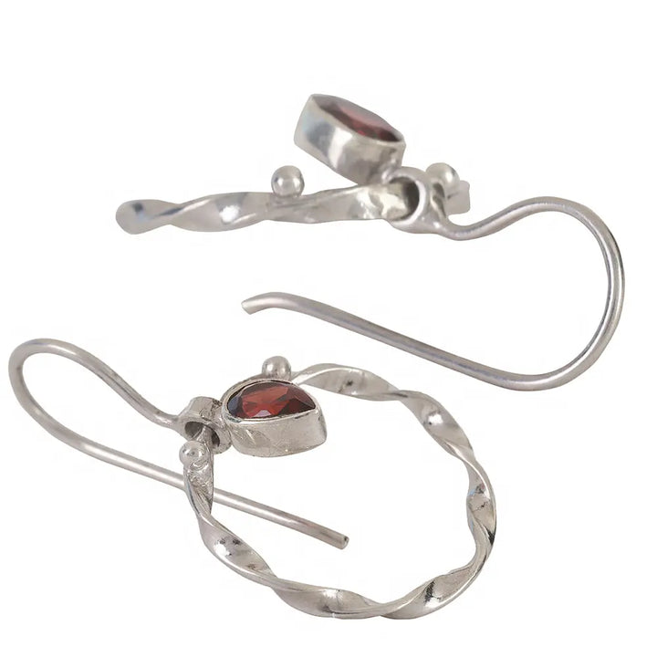 92.5 Silver Loop Earring