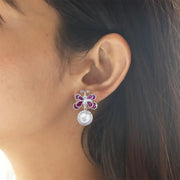 92.5 Silver butterfly earring