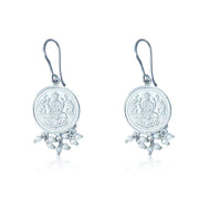 92.5 Silver coin Kuber Earring