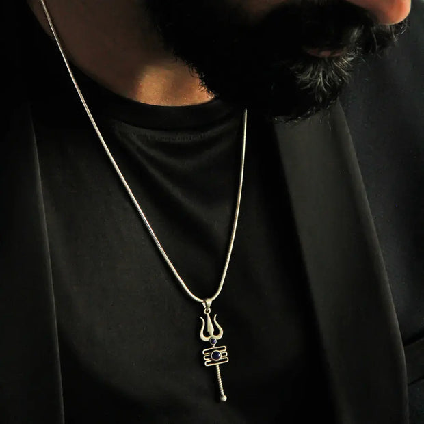 14-VITALITY Mens Beaded Necklace, Handmade Garnet Necklace Devotion Ne