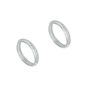 92.5 silver twisted wire toe ring
