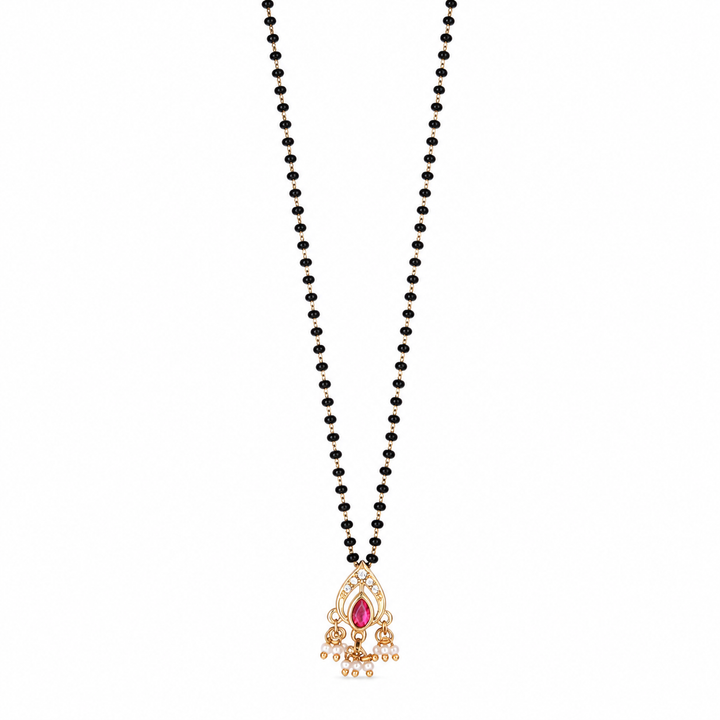 925 Silver Heirloom Teardrop Mangalsutra