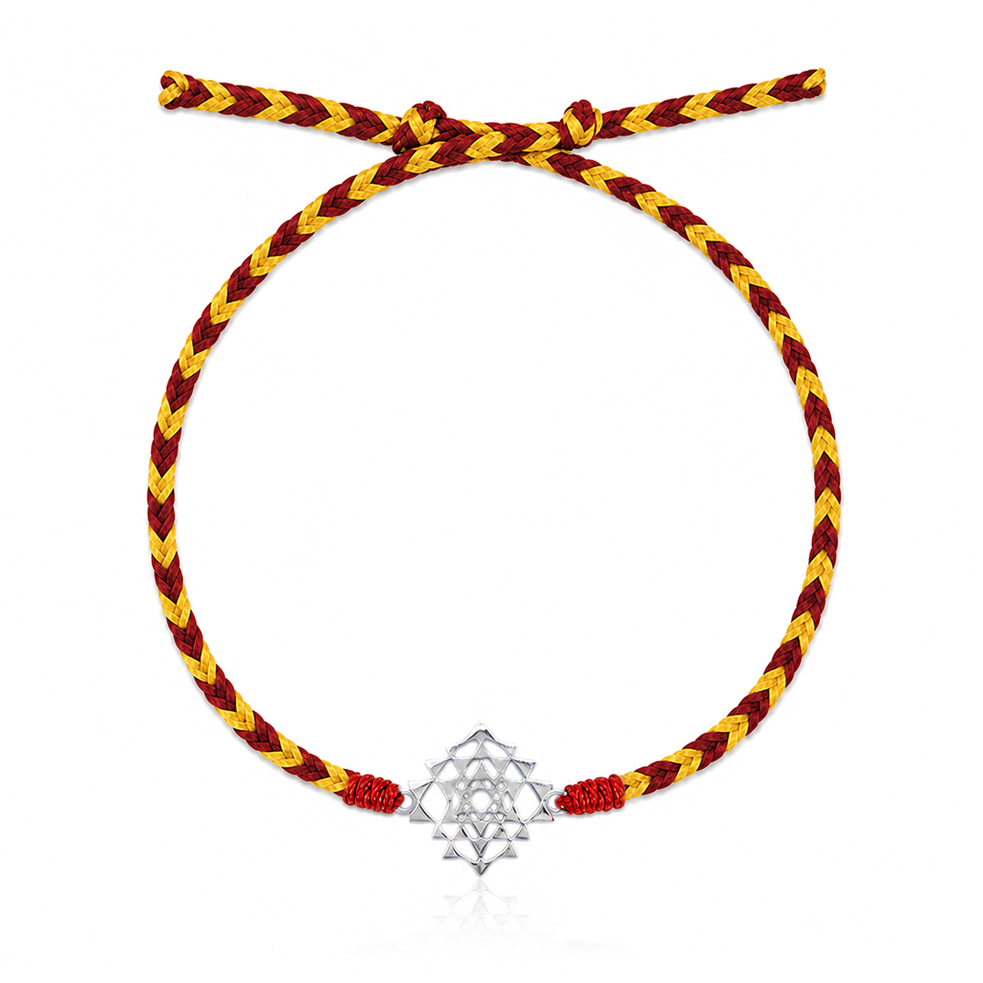 Unniyarcha 925 pure silver Laxmi yantra bracelet