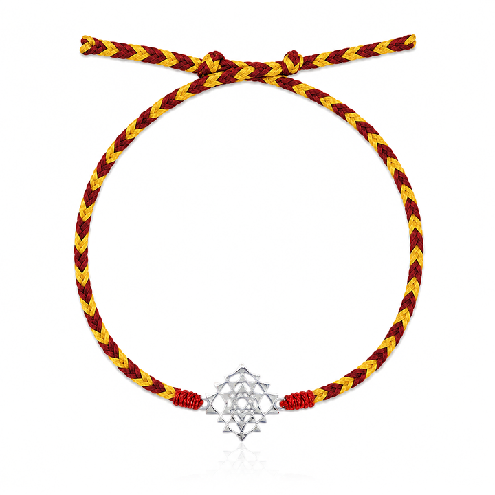 Unniyarcha 925 pure silver Laxmi yantra bracelet