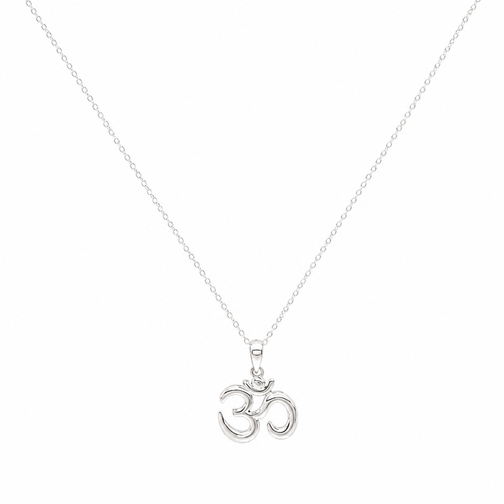 Unniyarcha 925 Pure Silver Om Necklace
