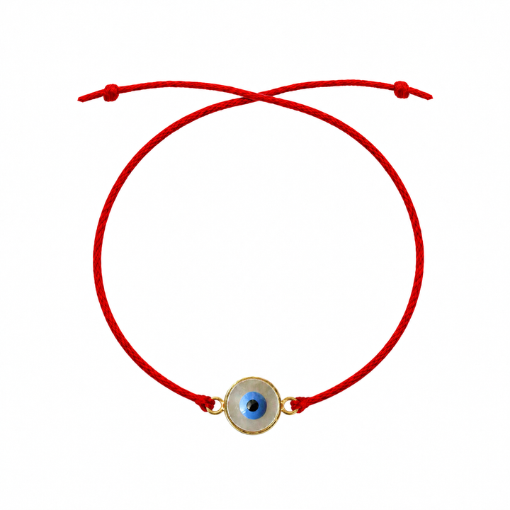 92.5 Silver Evil Eye Rakhi with Chandan Tilak Set